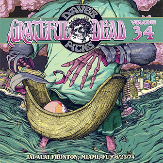 "Dave's Picks, Volume 34: Jai-Alai Fronton" album by Grateful Dead "Dave's Picks, Volume 34: Jai-Alai Fronton" album by Grateful Dead