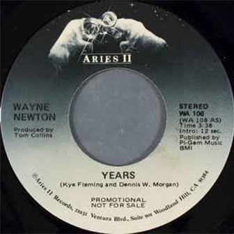 "Years" by Wayne Newton "Years" by Wayne Newton