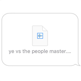 "Ye vs The People" by Kanye West "Ye vs The People" by Kanye West